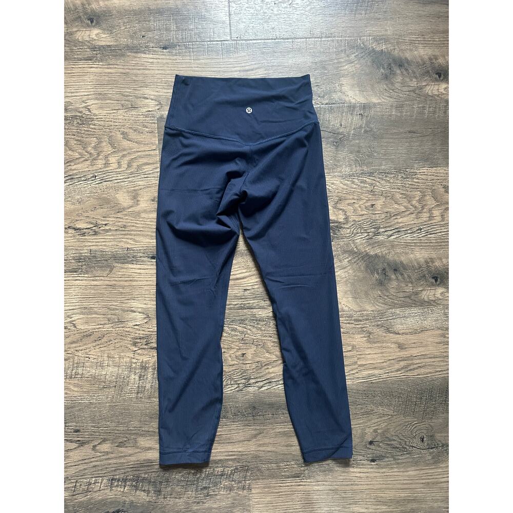 Lululemon Align High Rise Ribbed True Navy W5FJTS - Picture 3 of 5